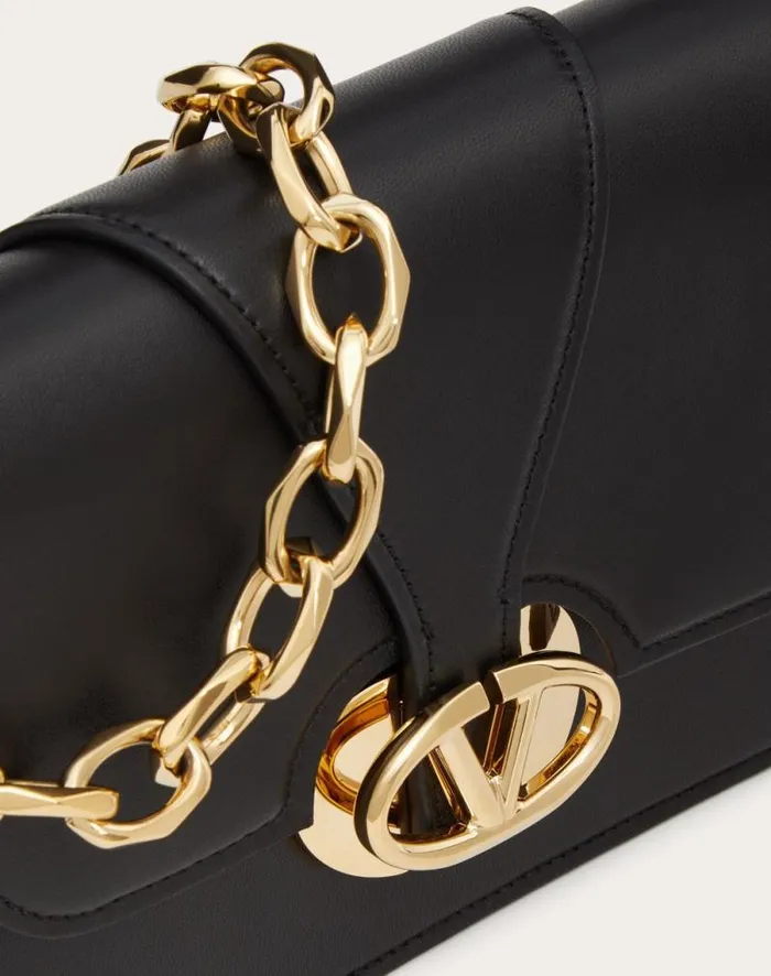 Valentino Shoulder Bags Woman Vlogo O039clock Small Nappa Leather Shoulder Bag With Chain For Woman In Dark Red Dark Red Valentino Shoulder Bags Woman Vlogo O039clock Small Nappa Leather Shoulder Bag With Chain For Woman In Dark Red Dark Red