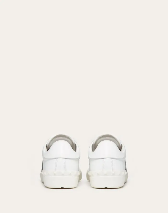 Valentino Sneakers Man Calfskin Open Sneaker For Man In Whitemarine Whitemarine Valentino Sneakers Man Calfskin Open Sneaker For Man In Whitemarine Whitemarine