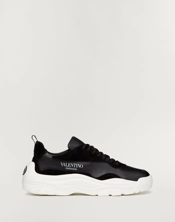 Valentino Sneakers Man Gumboy Calfskin Sneaker For Man In White White Valentino Sneakers Man Gumboy Calfskin Sneaker For Man In White White