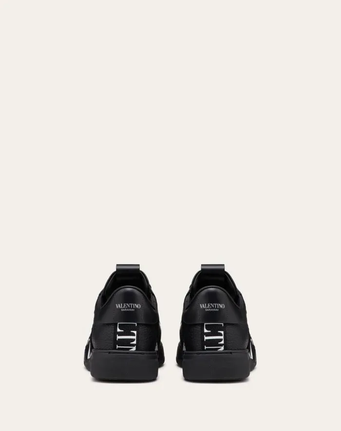 Valentino Sneakers Man Lowtop Calfskin Vl7n Sneaker With Bands For Man In Whiteicepastel Grey Whiteicepastel Grey