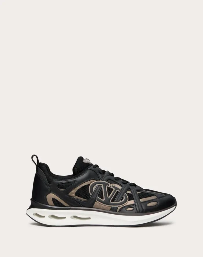 Valentino Sneakers Man Vlogo Easyjog Lowtop Sneaker In Calfskin And Fabric For Man In Beigeparrotblacklime Sorbet Beigeparrotblacklime Sorbet Valentino Sneakers Man Vlogo Easyjog Lowtop Sneaker In Calfskin And Fabric For Man In Beigeparrotblacklime Sorbet Beigeparrotblacklime Sorbet