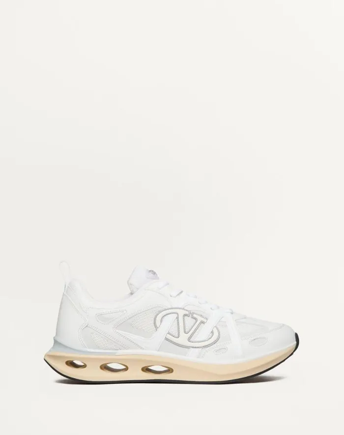 Valentino Sneakers Man Vlogo Easyjog Lowtop Sneaker In Calfskin And Fabric For Man In Blackwhitepastel Grayorange Blackwhitepastel Grayorange Valentino Sneakers Man Vlogo Easyjog Lowtop Sneaker In Calfskin And Fabric For Man In Blackwhitepastel Grayorange Blackwhitepastel Grayorange