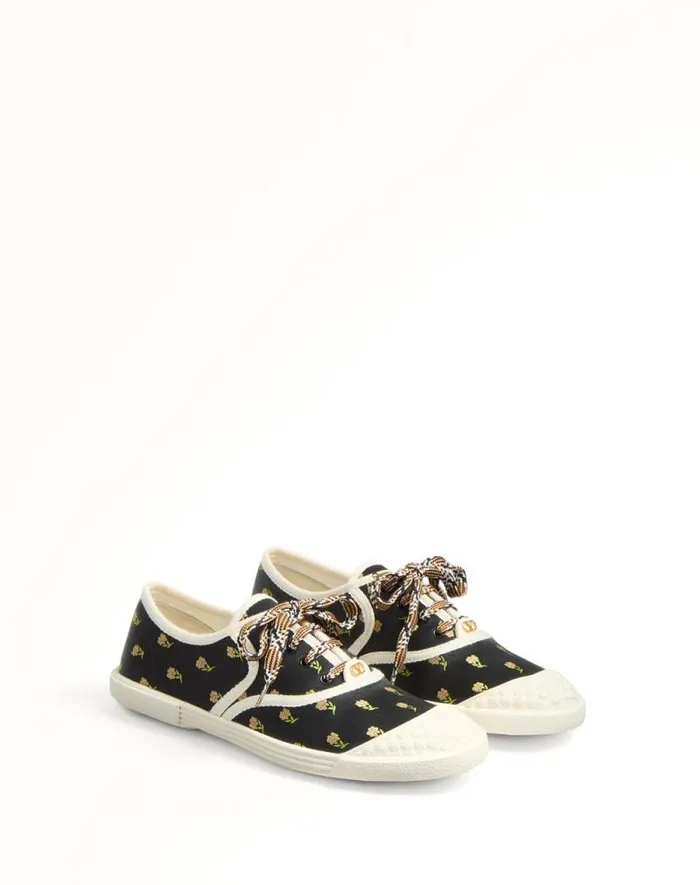 Valentino Sneakers Woman Bay By Bay Sneakers In Papier Floral Fabric For Woman In Multicolor Multicolor Valentino Sneakers Woman Bay By Bay Sneakers In Papier Floral Fabric For Woman In Multicolor Multicolor
