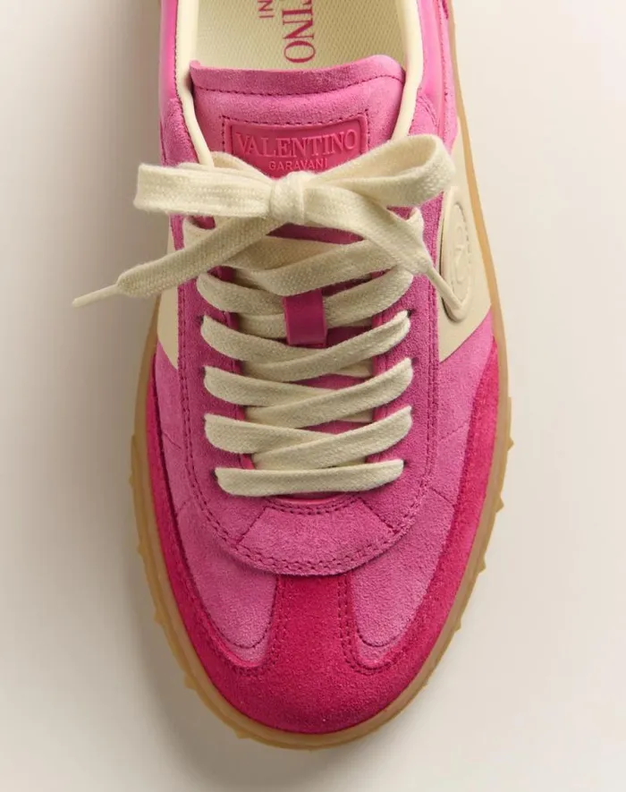 Valentino Sneakers Woman Upvillage Crosta Sneaker For Woman In Sweet Pinkgreenglace Sweet Pinkgreenglace Valentino Sneakers Woman Upvillage Crosta Sneaker For Woman In Sweet Pinkgreenglace Sweet Pinkgreenglace