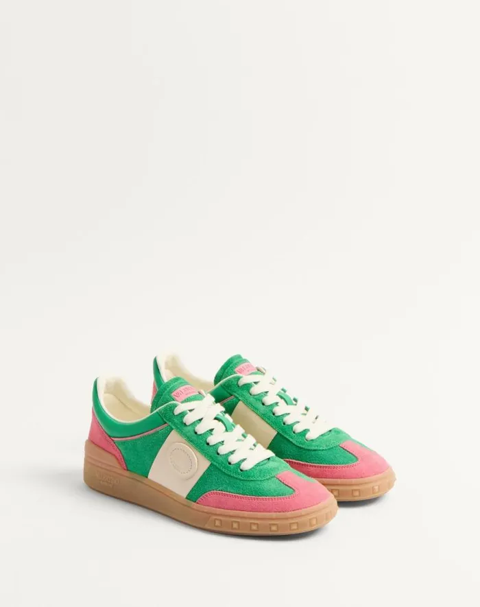 Valentino Sneakers Woman Upvillage Crosta Sneaker For Woman In Sweet Pinkgreenglace Sweet Pinkgreenglace Valentino Sneakers Woman Upvillage Crosta Sneaker For Woman In Sweet Pinkgreenglace Sweet Pinkgreenglace