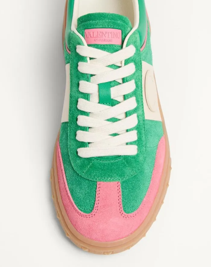 Valentino Sneakers Woman Upvillage Crosta Sneaker For Woman In Sweet Pinkgreenglace Sweet Pinkgreenglace Valentino Sneakers Woman Upvillage Crosta Sneaker For Woman In Sweet Pinkgreenglace Sweet Pinkgreenglace