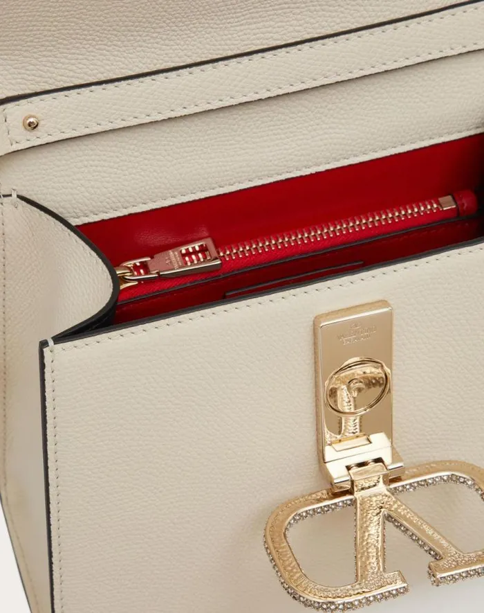 Valentino Top Handle Bags Woman Small Vsling Handbag With Jewel Embroidery For Woman In Rose Cannelle Rose Cannelle Valentino Top Handle Bags Woman Small Vsling Handbag With Jewel Embroidery For Woman In Rose Cannelle Rose Cannelle