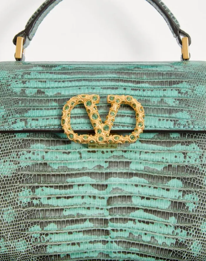 Valentino Top Handle Bags Woman Valentino Garavani Vsling Mini Handbag In Tejus With Jewel Logo For Woman In Ice Greenerinite Ice Greenerinite Valentino Top Handle Bags Woman Valentino Garavani Vsling Mini Handbag In Tejus With Jewel Logo For Woman In Ice Greenerinite Ice Greenerinite