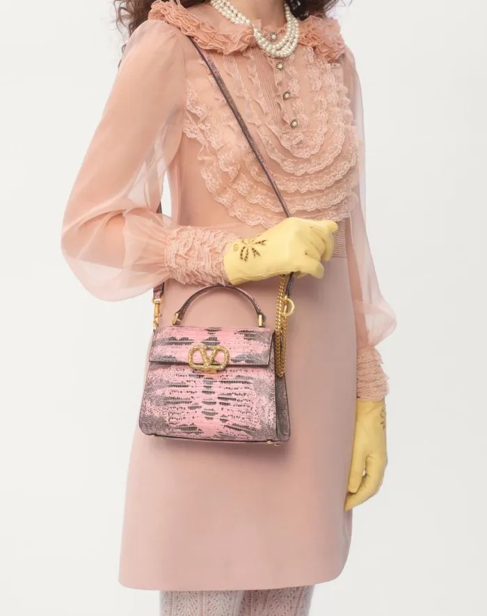 Valentino Top Handle Bags Woman Valentino Garavani Vsling Mini Handbag In Tejus With Jewel Logo For Woman In Ice Greenerinite Ice Greenerinite Valentino Top Handle Bags Woman Valentino Garavani Vsling Mini Handbag In Tejus With Jewel Logo For Woman In Ice Greenerinite Ice Greenerinite