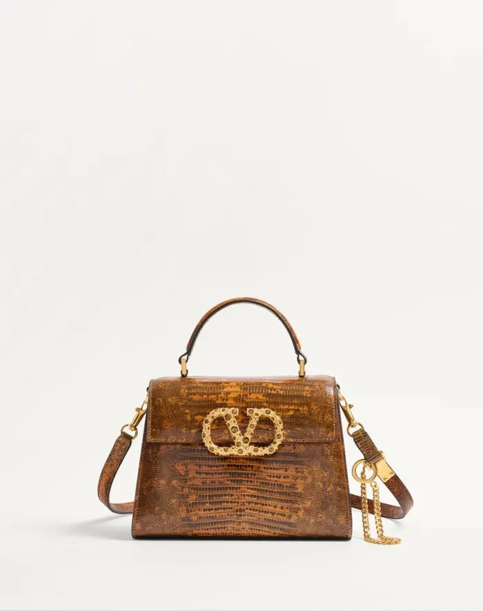 Valentino Top Handle Bags Woman Valentino Garavani Vsling Small Handbag In Tejus With Jewel Logo For Woman In Strawsmoked Topaz Strawsmoked Topaz Valentino Top Handle Bags Woman Valentino Garavani Vsling Small Handbag In Tejus With Jewel Logo For Woman In Strawsmoked Topaz Strawsmoked Topaz