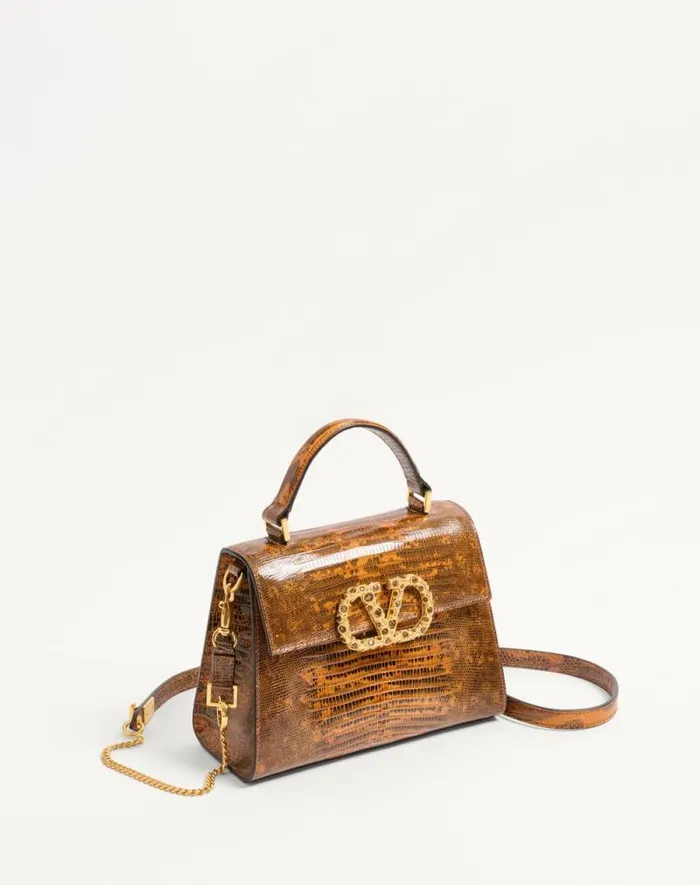 Valentino Top Handle Bags Woman Valentino Garavani Vsling Small Handbag In Tejus With Jewel Logo For Woman In Strawsmoked Topaz Strawsmoked Topaz Valentino Top Handle Bags Woman Valentino Garavani Vsling Small Handbag In Tejus With Jewel Logo For Woman In Strawsmoked Topaz Strawsmoked Topaz