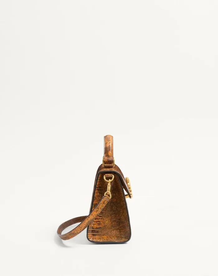 Valentino Top Handle Bags Woman Valentino Garavani Vsling Small Handbag In Tejus With Jewel Logo For Woman In Strawsmoked Topaz Strawsmoked Topaz Valentino Top Handle Bags Woman Valentino Garavani Vsling Small Handbag In Tejus With Jewel Logo For Woman In Strawsmoked Topaz Strawsmoked Topaz
