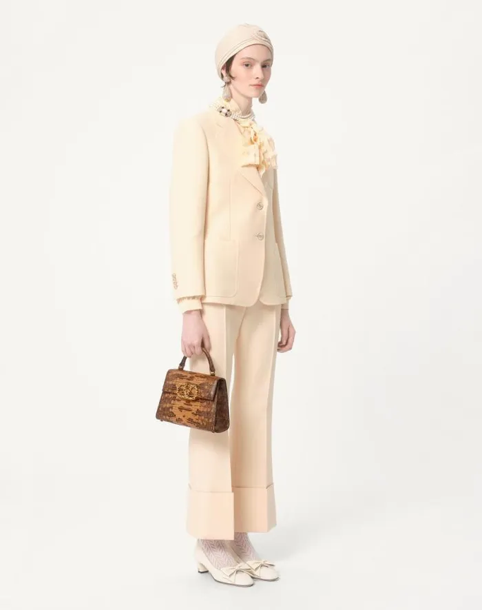 Valentino Top Handle Bags Woman Valentino Garavani Vsling Small Handbag In Tejus With Jewel Logo For Woman In Strawsmoked Topaz Strawsmoked Topaz Valentino Top Handle Bags Woman Valentino Garavani Vsling Small Handbag In Tejus With Jewel Logo For Woman In Strawsmoked Topaz Strawsmoked Topaz