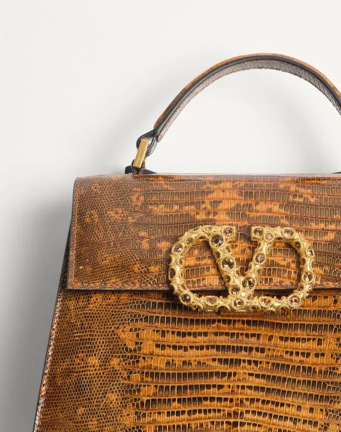 Valentino Top Handle Bags Woman Valentino Garavani Vsling Small Handbag In Tejus With Jewel Logo For Woman In Strawsmoked Topaz Strawsmoked Topaz Valentino Top Handle Bags Woman Valentino Garavani Vsling Small Handbag In Tejus With Jewel Logo For Woman In Strawsmoked Topaz Strawsmoked Topaz