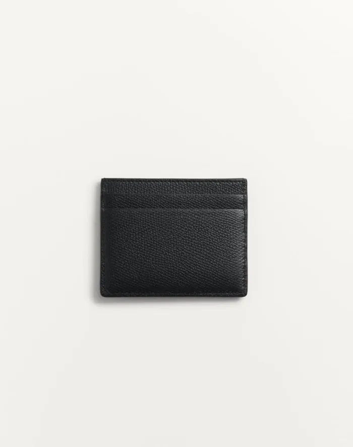 Valentino Wallets And Small Leather Goods Man Vlogo Signature Grainy Calfskin Card Holder For Man In Saddle Brown Saddle Brown Valentino Wallets And Small Leather Goods Man Vlogo Signature Grainy Calfskin Card Holder For Man In Saddle Brown Saddle Brown