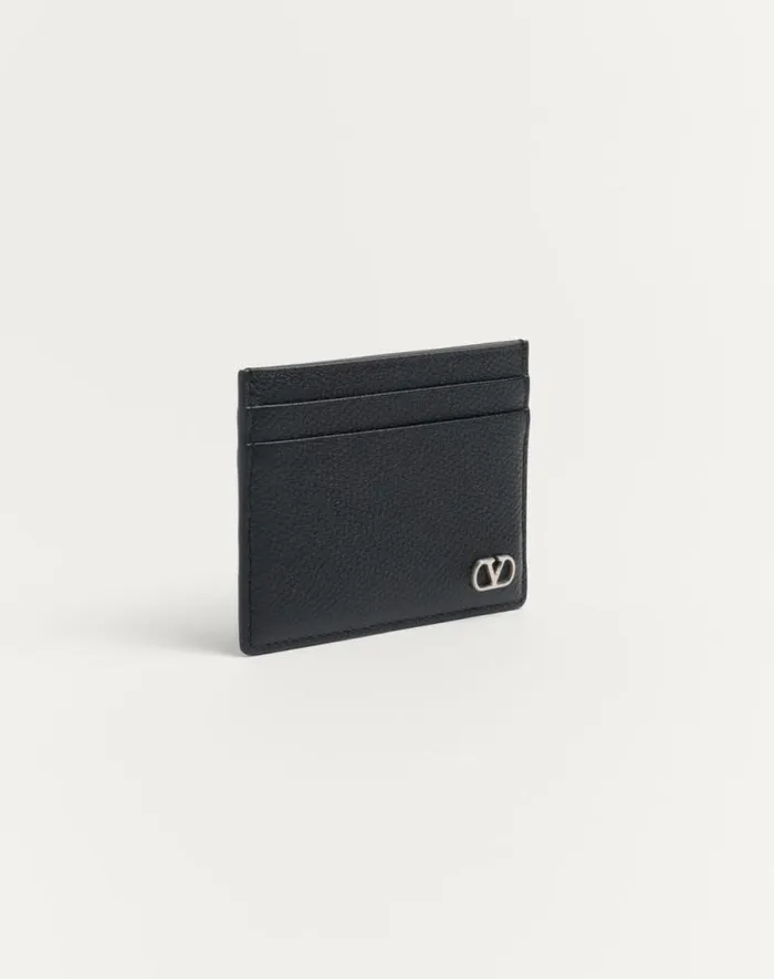 Valentino Wallets And Small Leather Goods Man Vlogo Signature Grainy Calfskin Card Holder For Man In Saddle Brown Saddle Brown Valentino Wallets And Small Leather Goods Man Vlogo Signature Grainy Calfskin Card Holder For Man In Saddle Brown Saddle Brown