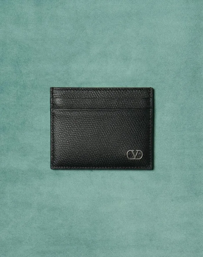 Valentino Wallets And Small Leather Goods Man Vlogo Signature Grainy Calfskin Card Holder For Man In Saddle Brown Saddle Brown Valentino Wallets And Small Leather Goods Man Vlogo Signature Grainy Calfskin Card Holder For Man In Saddle Brown Saddle Brown