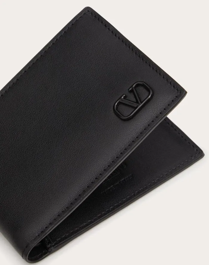 Valentino Wallets And Small Leather Goods Man Vlogo Signature Wallet For Us Dollars For Man In Black Black Valentino Wallets And Small Leather Goods Man Vlogo Signature Wallet For Us Dollars For Man In Black Black