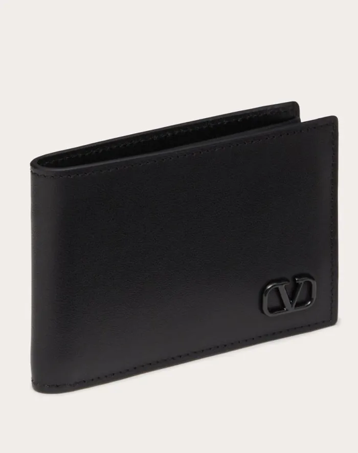 Valentino Wallets And Small Leather Goods Man Vlogo Signature Wallet For Us Dollars For Man In Black Black Valentino Wallets And Small Leather Goods Man Vlogo Signature Wallet For Us Dollars For Man In Black Black