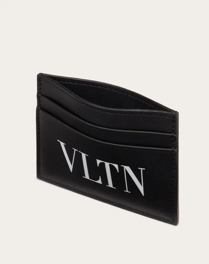Valentino Wallets And Small Leather Goods Man Vltn Cardholder For Man In Blackwhite Blackwhite Valentino Wallets And Small Leather Goods Man Vltn Cardholder For Man In Blackwhite Blackwhite