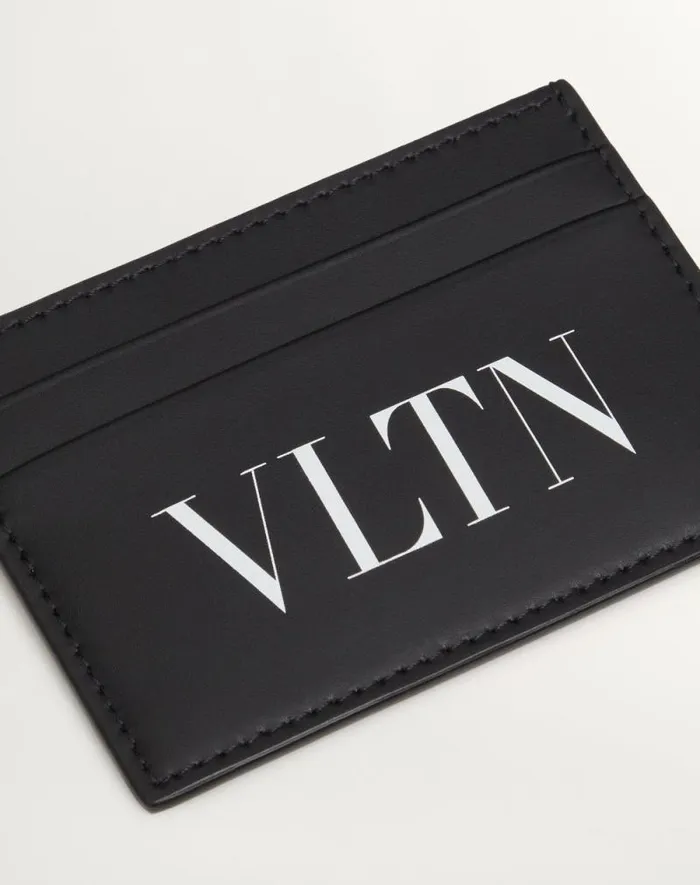 Valentino Wallets And Small Leather Goods Man Vltn Cardholder For Man In Blackwhite Blackwhite Valentino Wallets And Small Leather Goods Man Vltn Cardholder For Man In Blackwhite Blackwhite