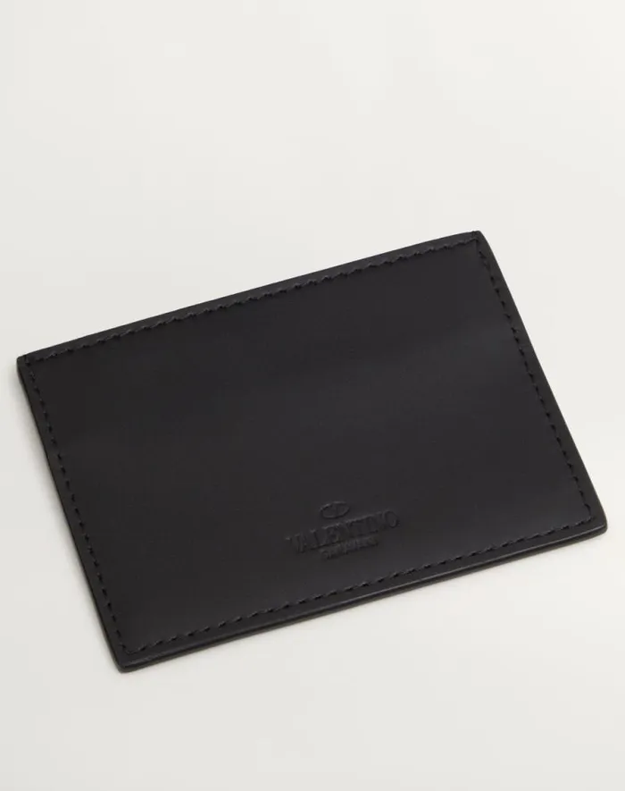 Valentino Wallets And Small Leather Goods Man Vltn Cardholder For Man In Blackwhite Blackwhite Valentino Wallets And Small Leather Goods Man Vltn Cardholder For Man In Blackwhite Blackwhite