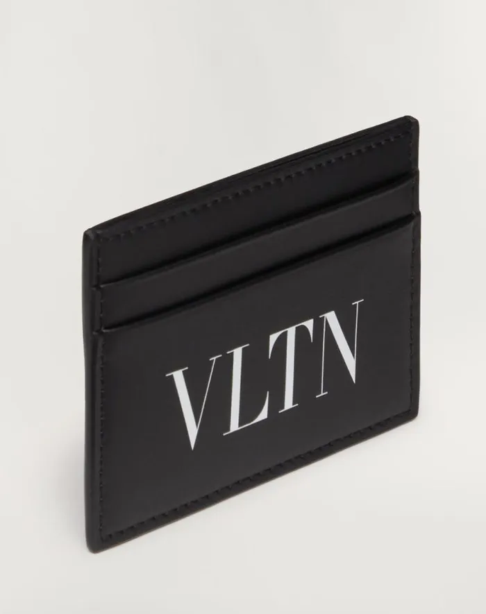 Valentino Wallets And Small Leather Goods Man Vltn Cardholder For Man In Blackwhite Blackwhite Valentino Wallets And Small Leather Goods Man Vltn Cardholder For Man In Blackwhite Blackwhite