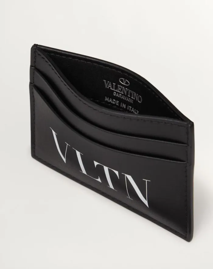Valentino Wallets And Small Leather Goods Man Vltn Cardholder For Man In Blackwhite Blackwhite Valentino Wallets And Small Leather Goods Man Vltn Cardholder For Man In Blackwhite Blackwhite