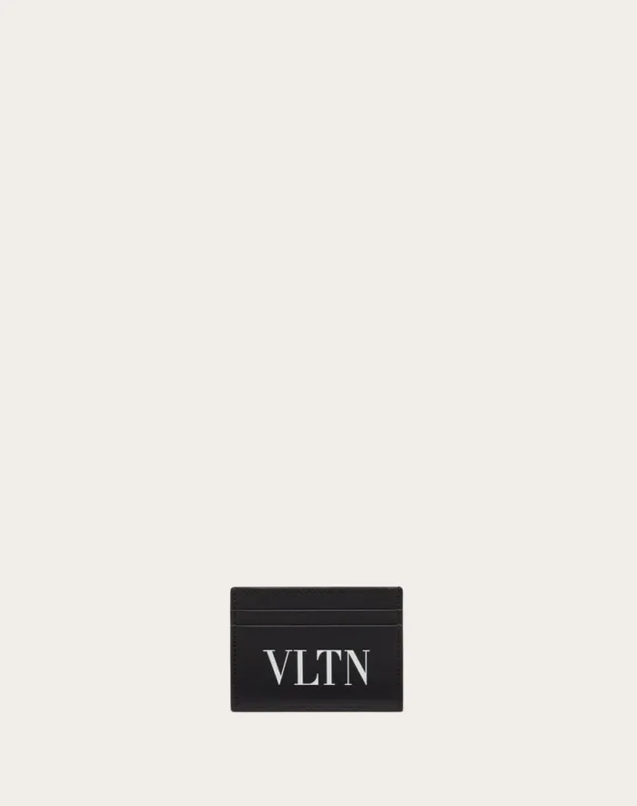 Valentino Wallets And Small Leather Goods Man Vltn Cardholder For Man In Blackwhite Blackwhite Valentino Wallets And Small Leather Goods Man Vltn Cardholder For Man In Blackwhite Blackwhite