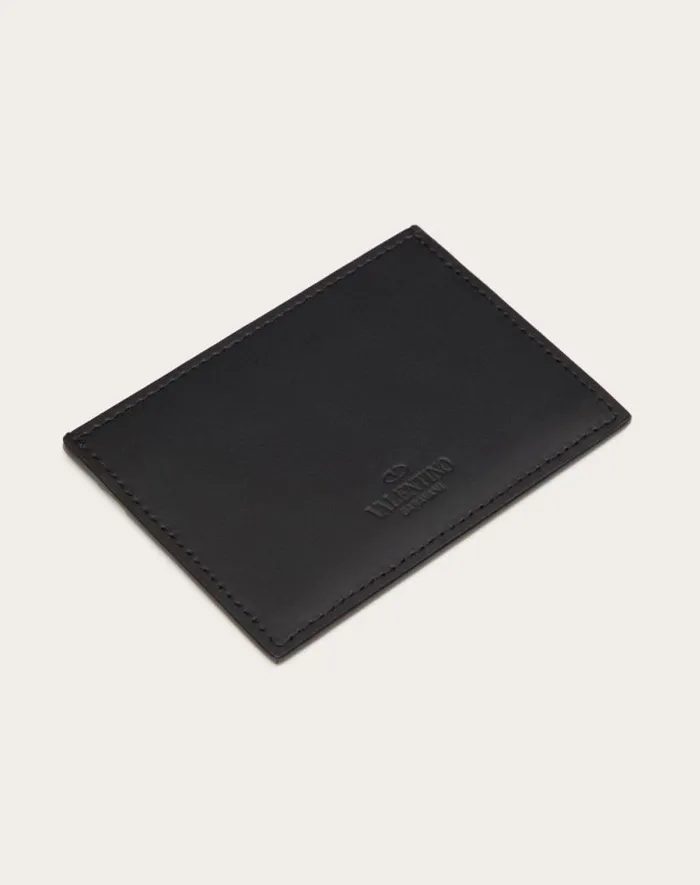 Valentino Wallets And Small Leather Goods Man Vltn Cardholder For Man In Blackwhite Blackwhite Valentino Wallets And Small Leather Goods Man Vltn Cardholder For Man In Blackwhite Blackwhite
