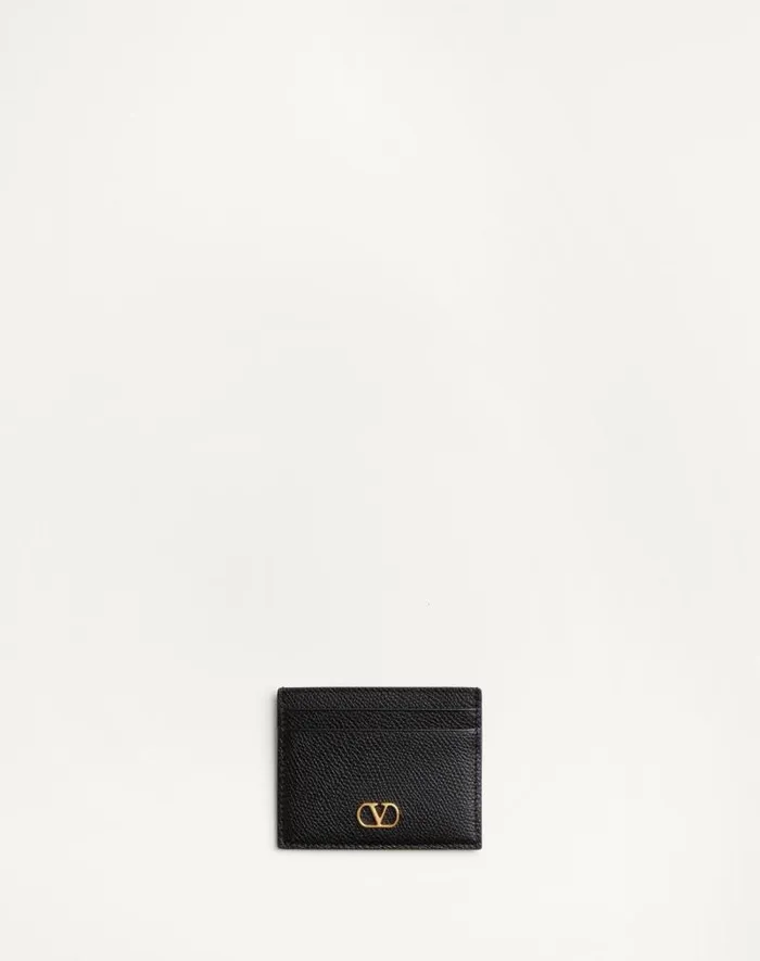 Valentino Wallets And Small Leather Goods Woman Vlogo Signature Grainy Calfskin Card Holder For Woman In Rose Quartz Rose Quartz Valentino Wallets And Small Leather Goods Woman Vlogo Signature Grainy Calfskin Card Holder For Woman In Rose Quartz Rose Quartz
