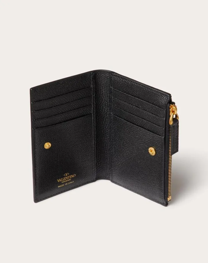 Valentino Wallets And Small Leather Goods Woman Vlogo Signature Grainy Calfskin Cardholder Wth Zipper For Woman In Rose Cannelle Rose Cannelle Valentino Wallets And Small Leather Goods Woman Vlogo Signature Grainy Calfskin Cardholder Wth Zipper For Woman In Rose Cannelle Rose Cannelle