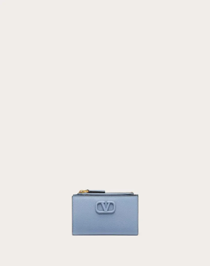 Valentino Wallets And Small Leather Goods Woman Vlogo Signature Grainy Calfskin Cardholder Wth Zipper For Woman In Rose Cannelle Rose Cannelle Valentino Wallets And Small Leather Goods Woman Vlogo Signature Grainy Calfskin Cardholder Wth Zipper For Woman In Rose Cannelle Rose Cannelle