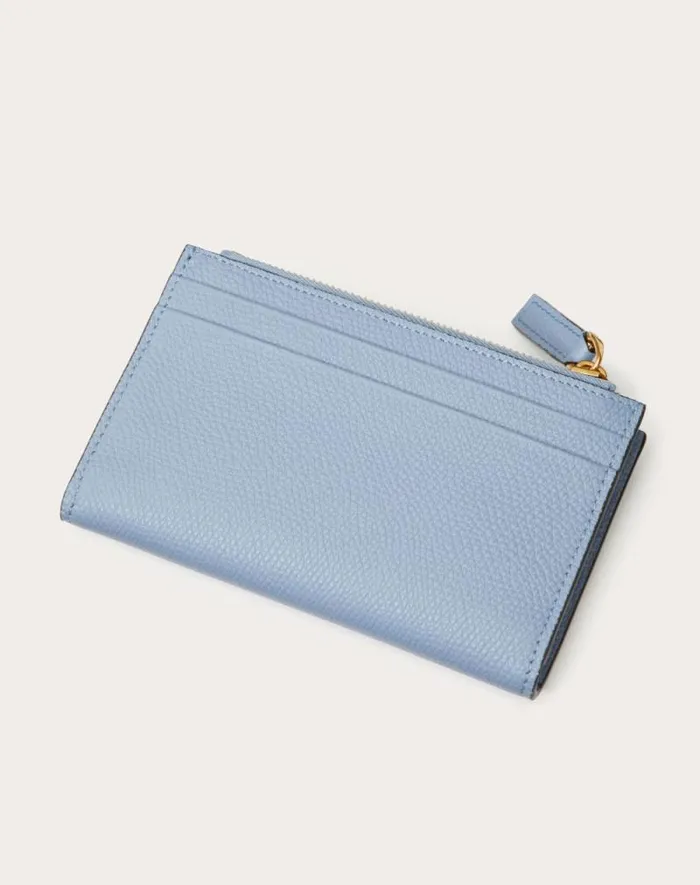 Valentino Wallets And Small Leather Goods Woman Vlogo Signature Grainy Calfskin Cardholder Wth Zipper For Woman In Rose Cannelle Rose Cannelle Valentino Wallets And Small Leather Goods Woman Vlogo Signature Grainy Calfskin Cardholder Wth Zipper For Woman In Rose Cannelle Rose Cannelle