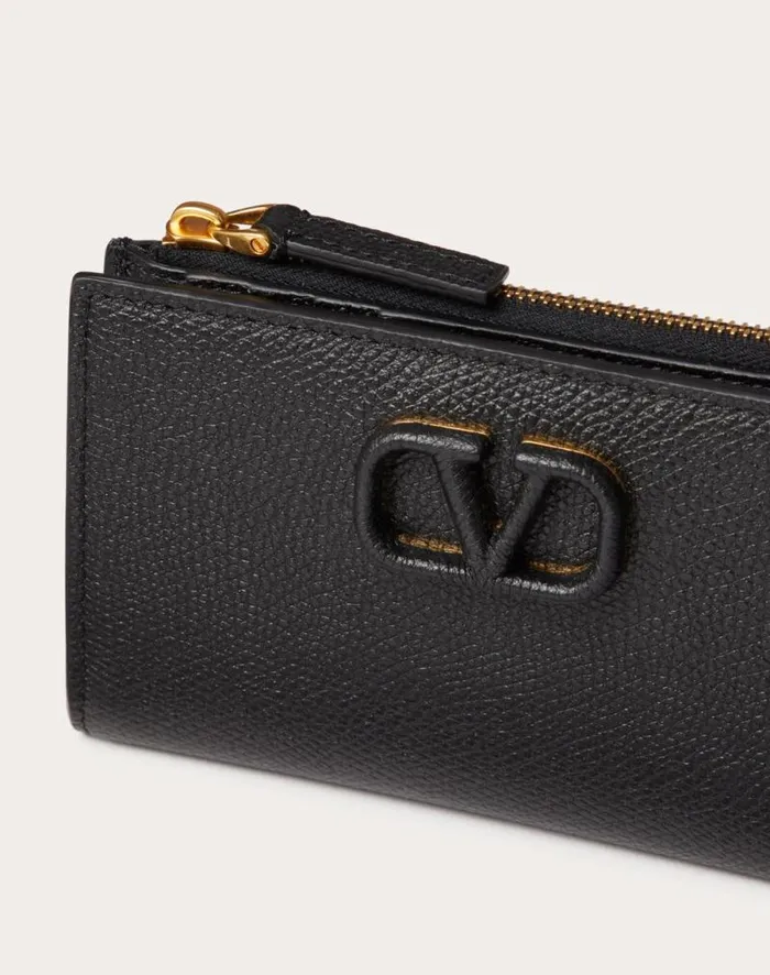 Valentino Wallets And Small Leather Goods Woman Vlogo Signature Grainy Calfskin Cardholder Wth Zipper For Woman In Rose Cannelle Rose Cannelle Valentino Wallets And Small Leather Goods Woman Vlogo Signature Grainy Calfskin Cardholder Wth Zipper For Woman In Rose Cannelle Rose Cannelle