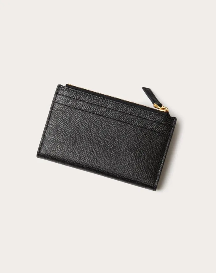 Valentino Wallets And Small Leather Goods Woman Vlogo Signature Grainy Calfskin Cardholder Wth Zipper For Woman In Rose Cannelle Rose Cannelle Valentino Wallets And Small Leather Goods Woman Vlogo Signature Grainy Calfskin Cardholder Wth Zipper For Woman In Rose Cannelle Rose Cannelle