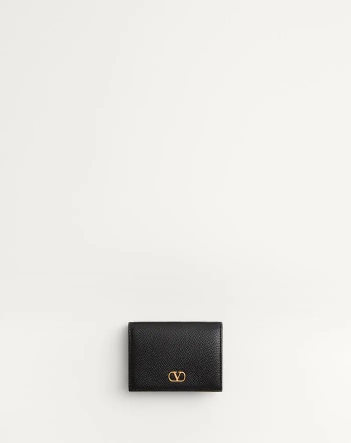 Valentino Wallets And Small Leather Goods Woman Vlogo Signature Grainy Calfskin Wallet For Woman In Rose Quartz Rose Quartz Valentino Wallets And Small Leather Goods Woman Vlogo Signature Grainy Calfskin Wallet For Woman In Rose Quartz Rose Quartz