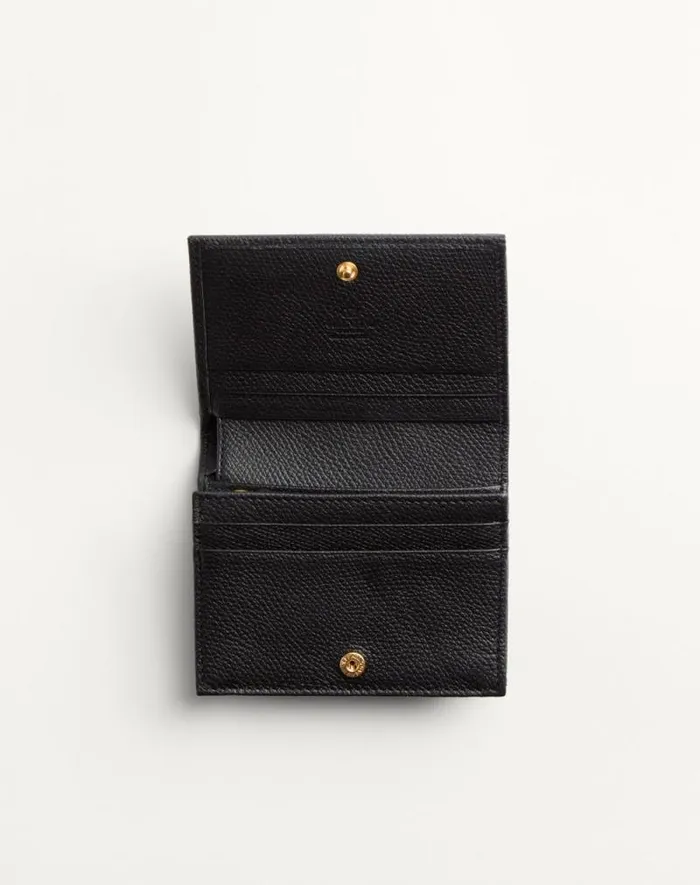 Valentino Wallets And Small Leather Goods Woman Vlogo Signature Grainy Calfskin Wallet For Woman In Rose Quartz Rose Quartz Valentino Wallets And Small Leather Goods Woman Vlogo Signature Grainy Calfskin Wallet For Woman In Rose Quartz Rose Quartz