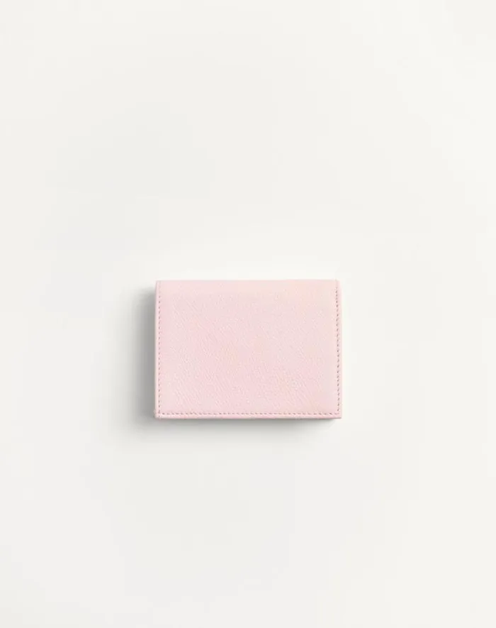 Valentino Wallets And Small Leather Goods Woman Vlogo Signature Grainy Calfskin Wallet For Woman In Rose Quartz Rose Quartz Valentino Wallets And Small Leather Goods Woman Vlogo Signature Grainy Calfskin Wallet For Woman In Rose Quartz Rose Quartz