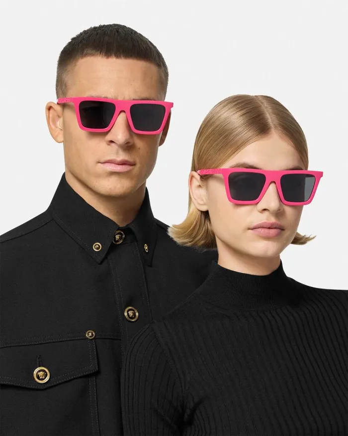 Versace Greca Sunglasses Fuchsia WomenMen Versace Sunglasses
