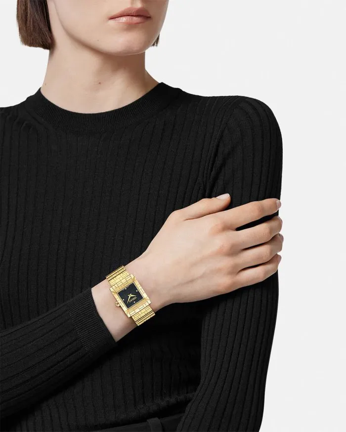 Versace Mosaic Watch Gold Women Versace Watches
