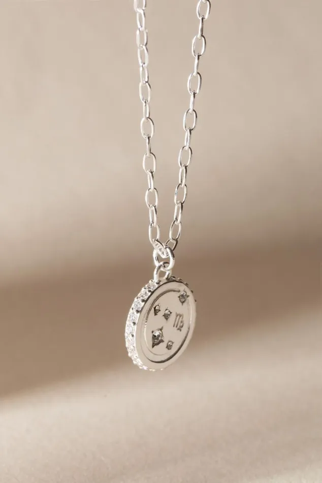 Virgo Zodiac Precious Necklace Sterling Silver Women Alex And Ani Birthday