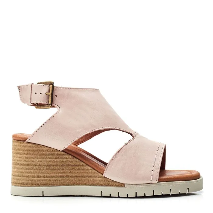 Wedge Sandals Women Moda In Pelle Peyten Cameo Leather