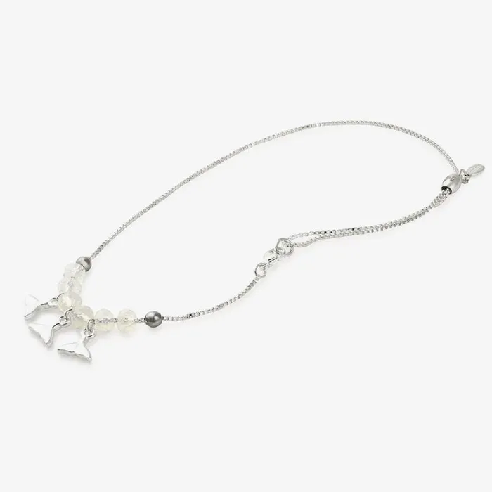 Whale Tail Charm Anklet Silver Women Alex And Ani Anklets