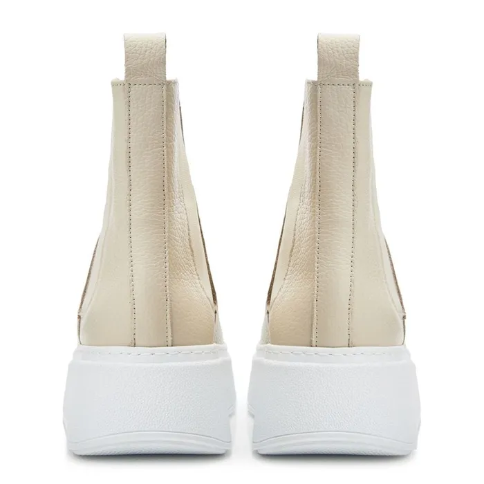 White Boots Women Moda In Pelle Bsoleful BLevi Off White Leather