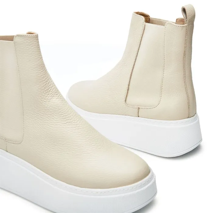 White Boots Women Moda In Pelle Bsoleful BLevi Off White Leather