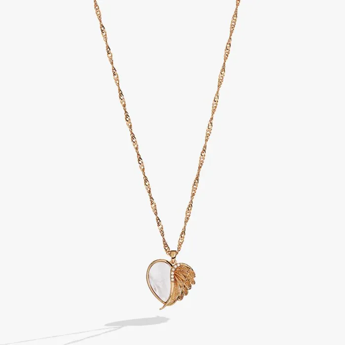 Wings Of Protection Charm Necklace Gold Women Alex And Ani Easter