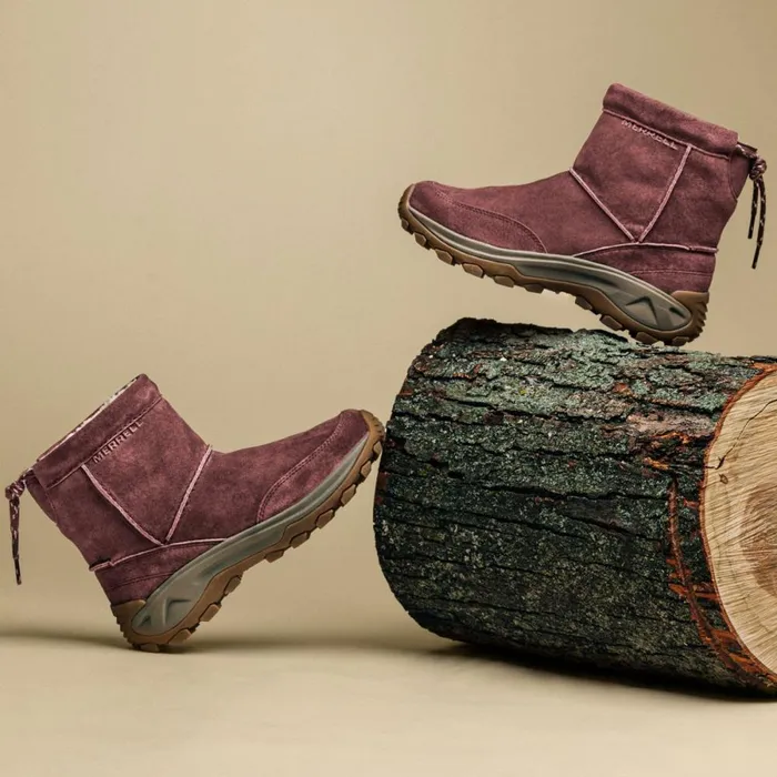 Winter Pull On Marron Women Merrell Boots