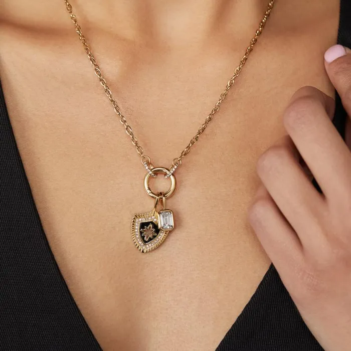 Wisdom Trio Interchangeable Charm Necklace Stainless Steel Gold Women Alex And Ani Interchangeable Starter Set Wisdom Trio Interchangeable Charm Necklace Stainless Steel Gold Women Alex And Ani Interchangeable Starter Set