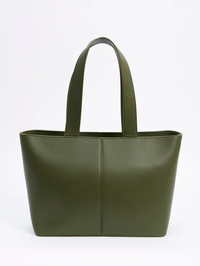 Woman Bags and Purses French Connection Jeenaa X Smooth Large Tote Bag Olive Night Woman Bags and Purses French Connection Jeenaa X Smooth Large Tote Bag Olive Night
